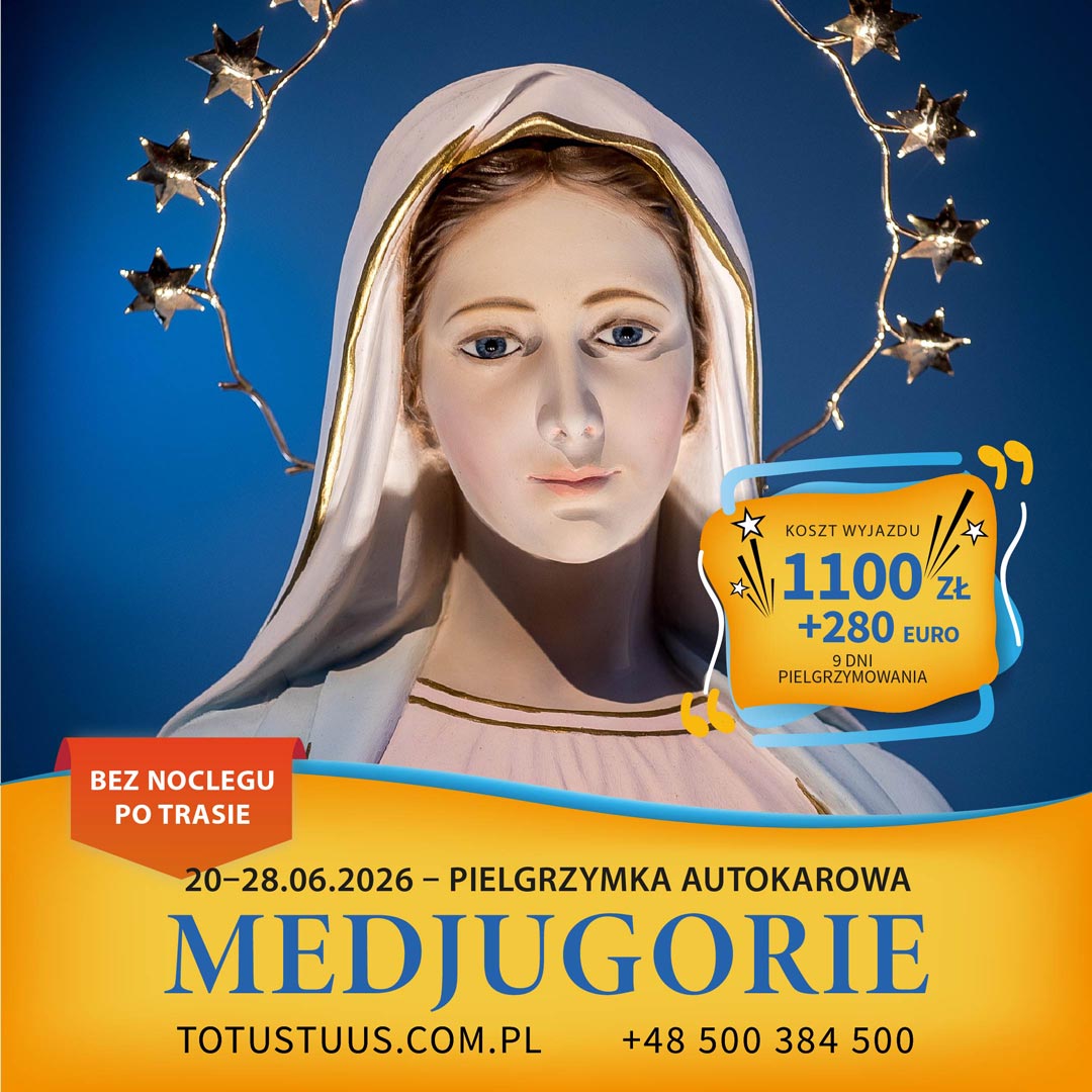 Pielgrzymka do Medjugorie z Biurem Podróży "Cały Twój" w 2026